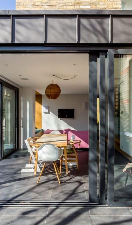 Open Corner Aluminium Sliding Doors