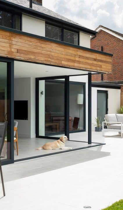 Open Corner Aluminium Sliding Doors