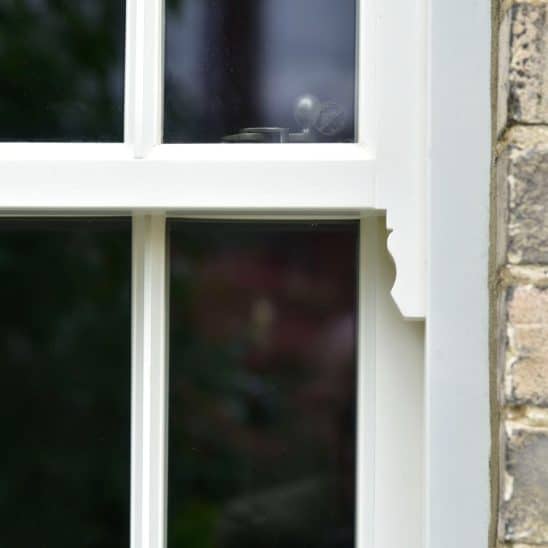 Timber sash detailing