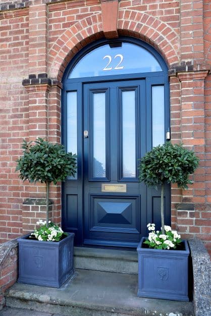 Statement timber door brings warmth to Ipswich home