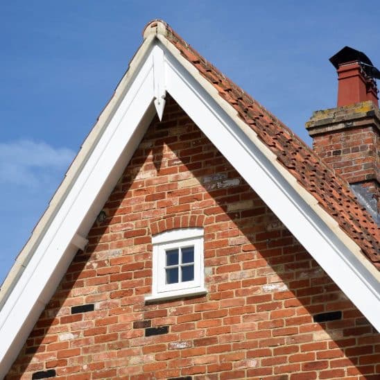 White timber casement windows in Suffolk