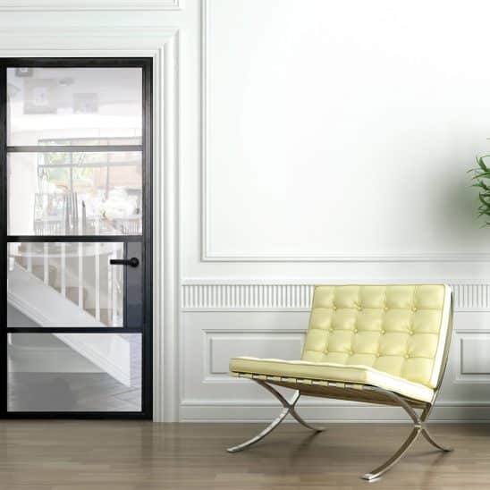 Steel Look Aluminium Internal Door