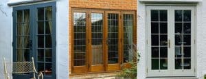 Timber French doors