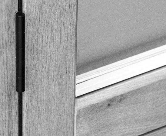 Evolution UPVC windows with authentic butt hinge