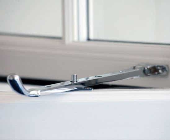 Evolution UPVC windows with beautiful handles and stays