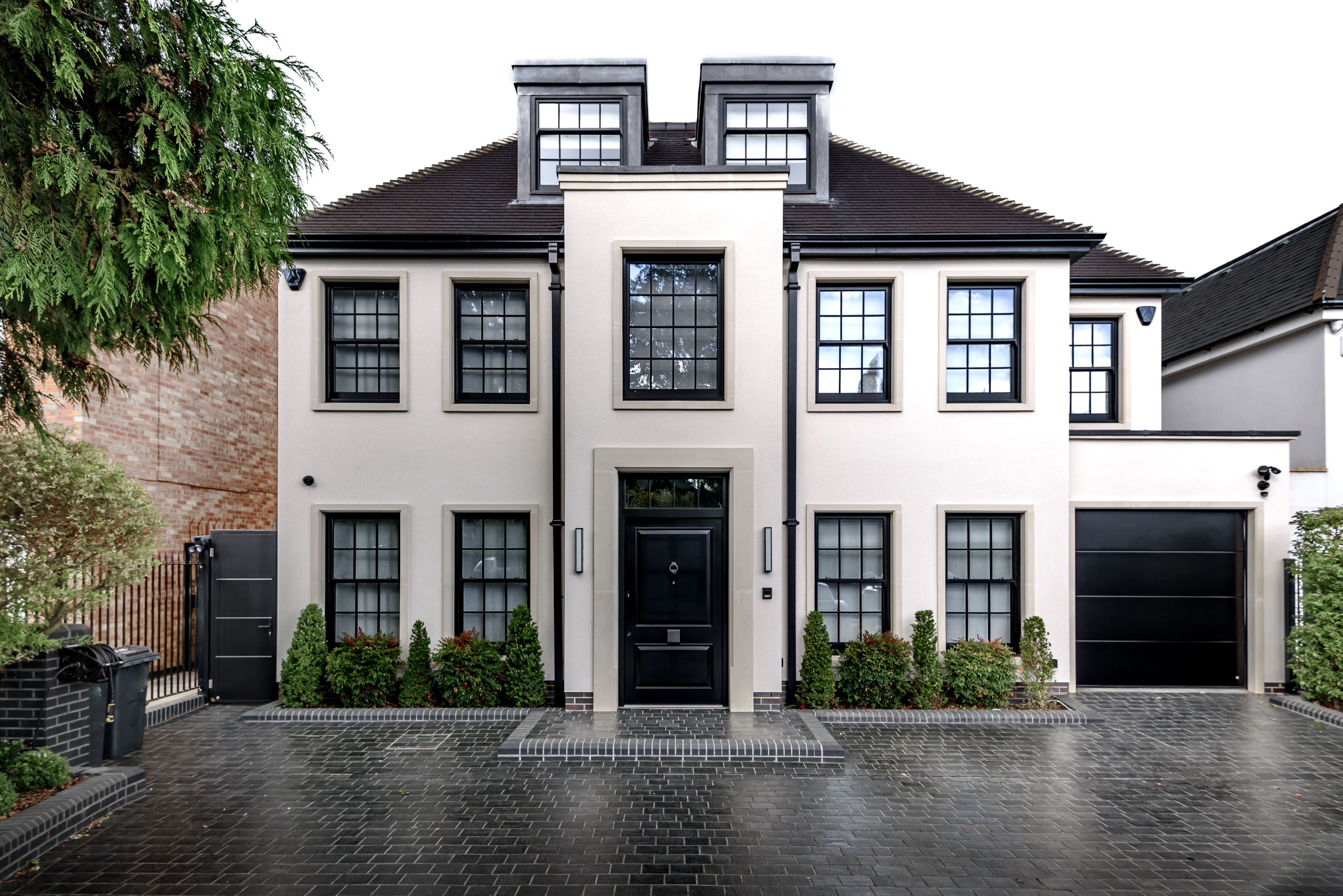 Bygone Symphony PVCu Sash Window in Carbon Black