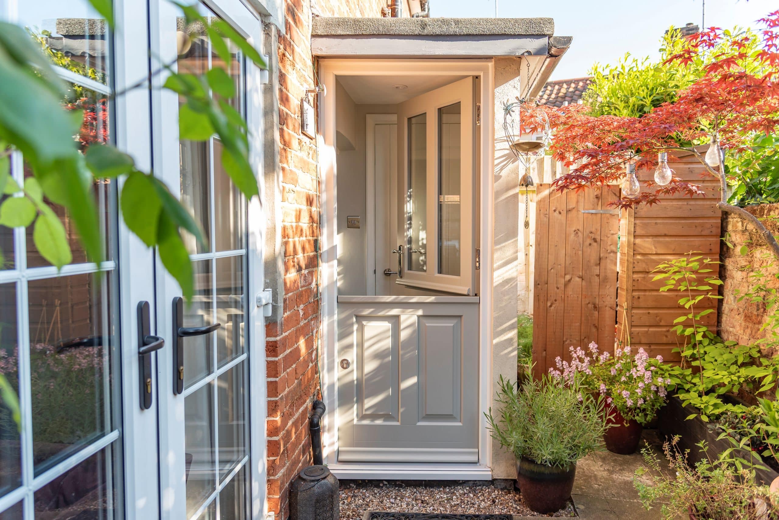 Engineered hardwood timber Kingston stable door in French Grey