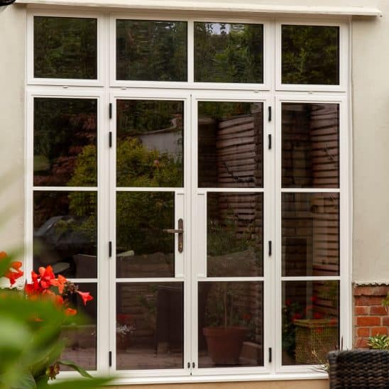 Aluco aluminium French Doors external