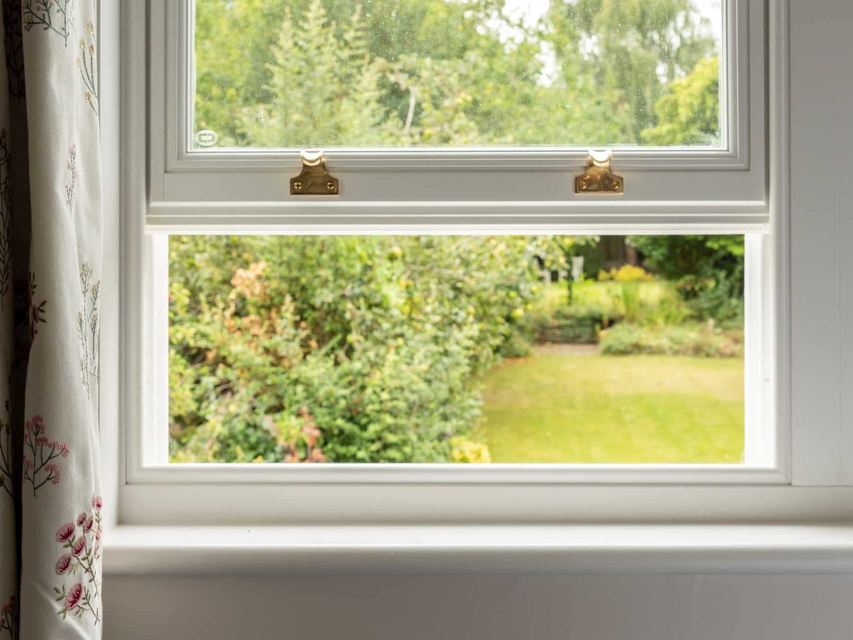 Timber sash window