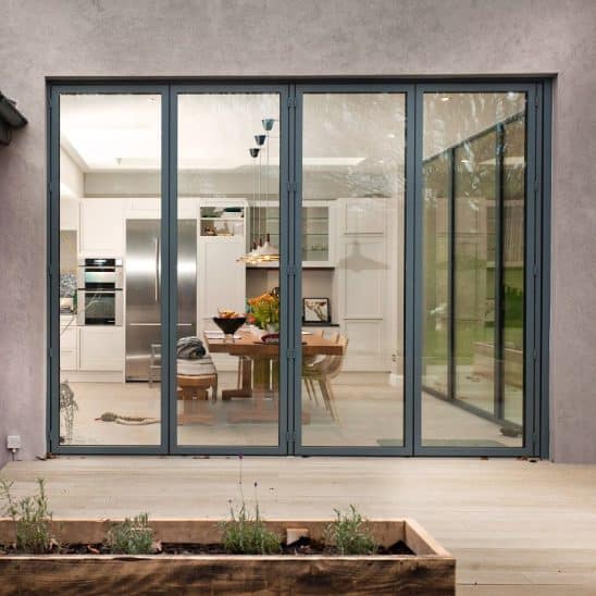 Sunflex SF75 aluminium bifolding doors