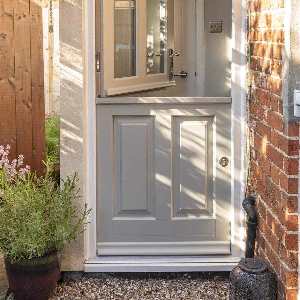 Kingston Timber Stable Door in French Grey