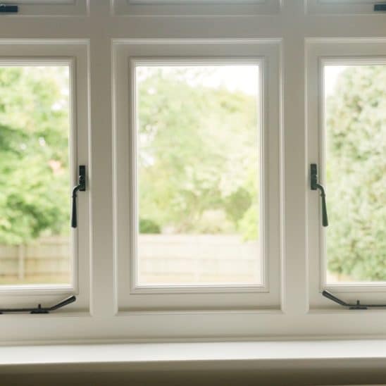 Triple engineered timber casement windows
