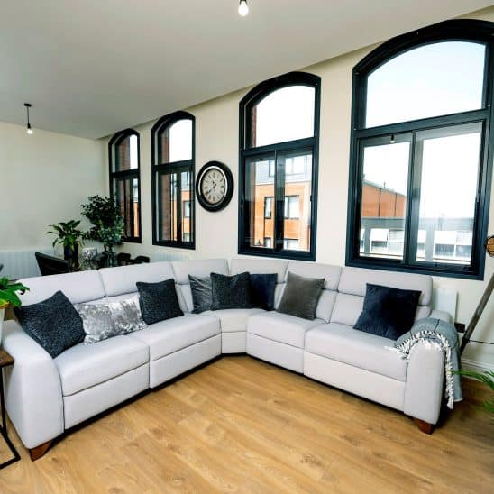 Black secondary glazing for casement windows - available from The Burgess Group