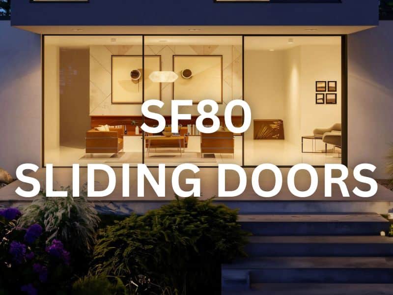 Sunflex SF80 sliding doors from The Burgess Group
