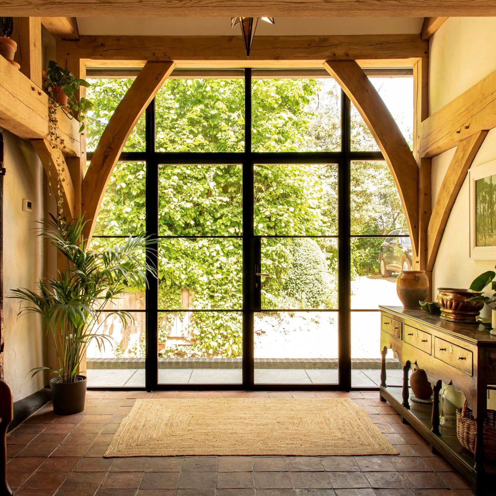 Steel Look French Doors - Aluco at The Burgess Group