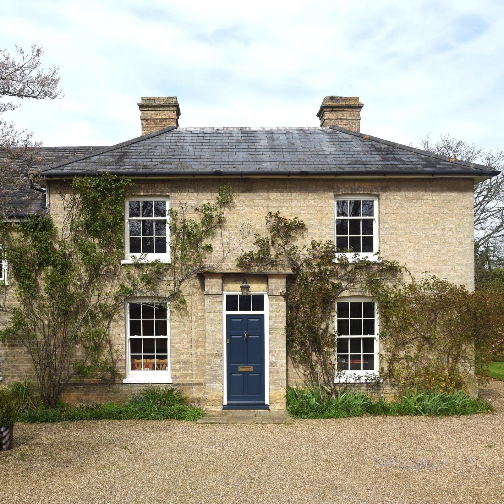 Timber sash windows and Chadlington entrance door in beautiful Georgian home