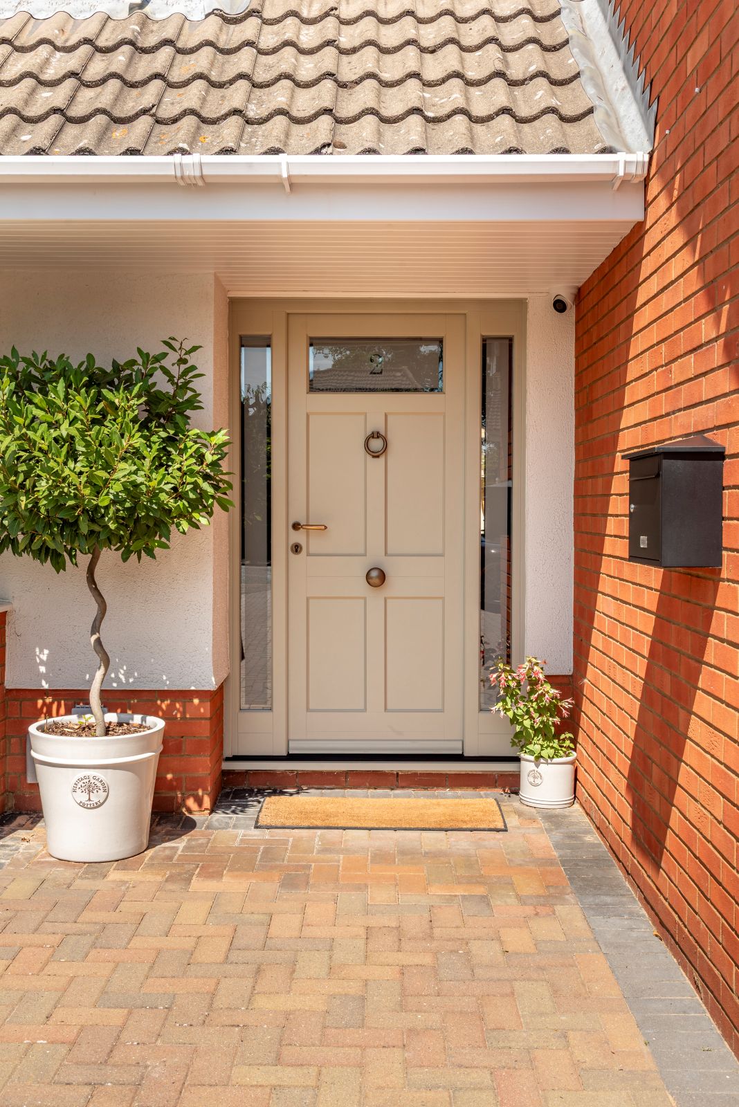 A traditional timber front door transforms a much-loved Ipswich home