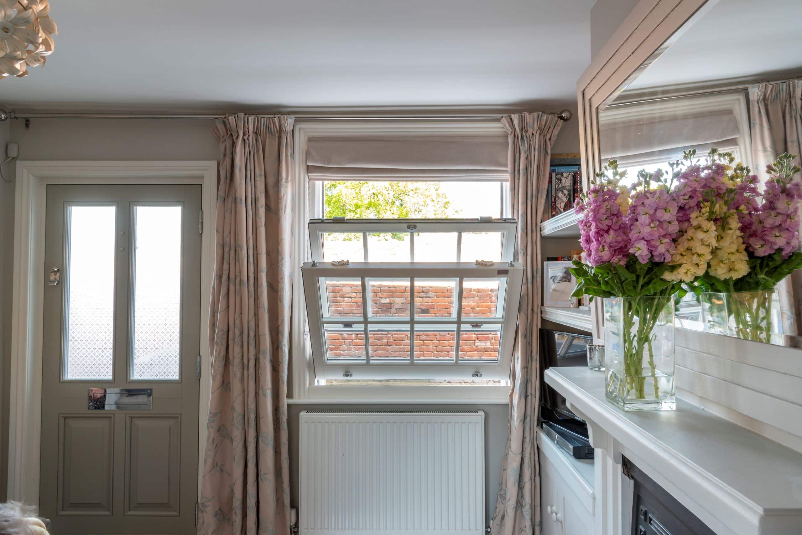 Bygone PVCu sash windows with easy clean system