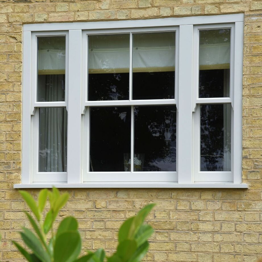 Timber sash window
