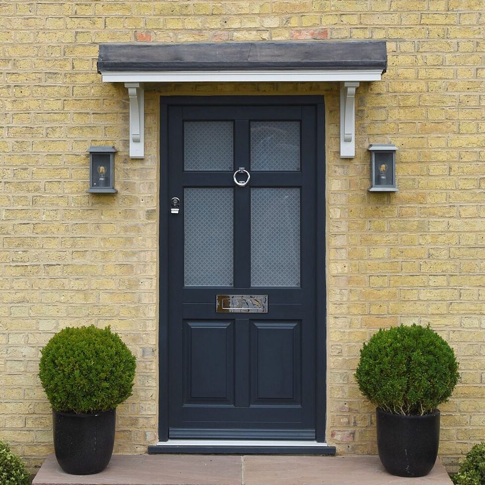 Frenchay townhouse style door in Anthracite